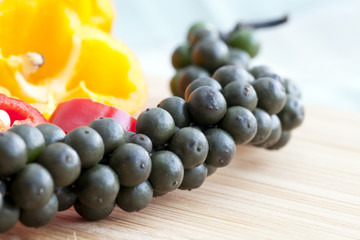 Pepper Corns On the Stalk