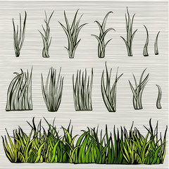 grass set
