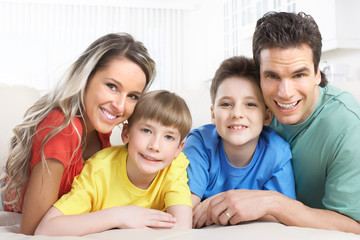 Obraz premium Happy family.