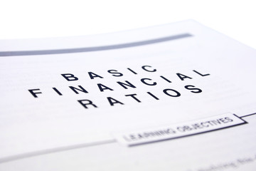 Obraz premium Financial document