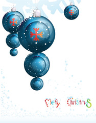 Blue Christmas toys