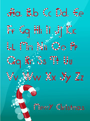 Christmas font of chocolates