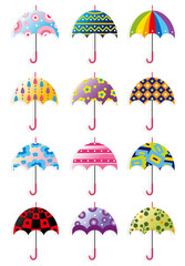 cartoon Umbrellas icon