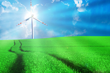 Windmill conceptual image.