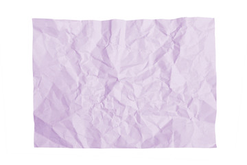 Crumpled sheet of paper