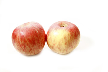 Apples isolated on white background