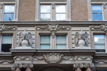 Eagles, Colorado State Coat of Arms Beaux-Arts Building Facade