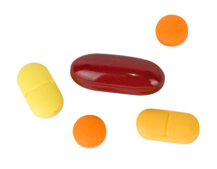 Close up of pills