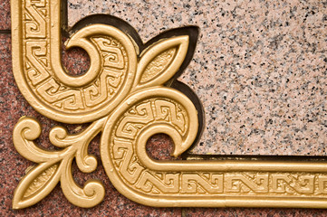 Golden lilie ornament © Stephan Scherhag