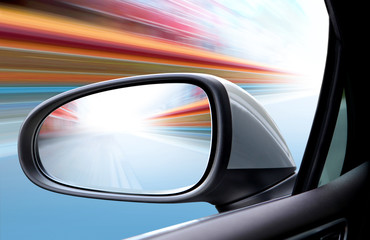Obraz na płótnie Canvas Prędkość na drodze samochód