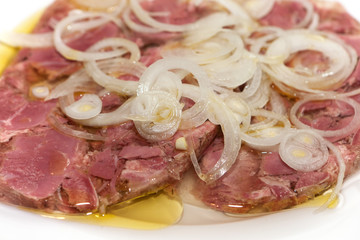 Sülze in Essig und Öl