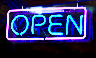 Obraz premium Open sign