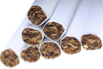 Close up on a cigarettes