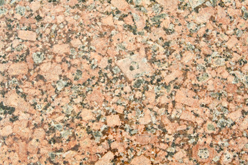 Full Frame Polished Beige Granite Surface, Large Crystals
