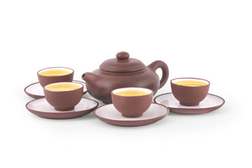Obraz na płótnie Canvas Chinese Yixing Tea Set