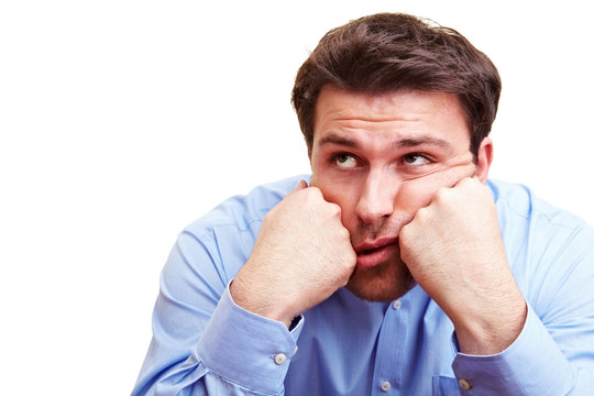 Frustrierter Manager