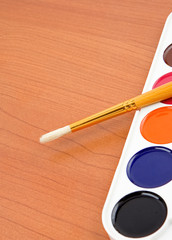 paintbrush and painters palette