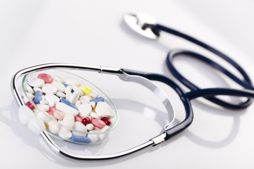 Stethoscope isolated on white background