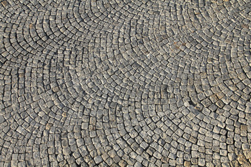 Naklejka premium Cobblestone in Warsaw