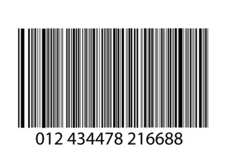 bar-code on white background