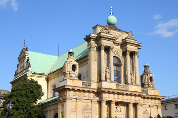 Fototapeta na wymiar Warsaw - Carmelite church