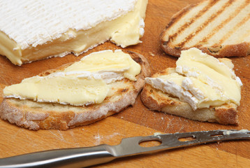 Brie on Toast