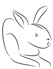 Illustration of a bunny