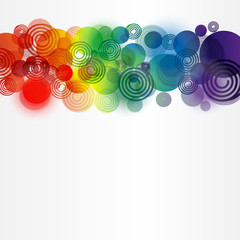 Abstract background from different elements