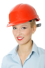 Portrait of confident female