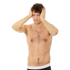 Fototapeta premium Headache or migraine.