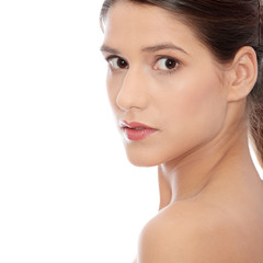 Fototapeta premium Beautiful young caucasian woman