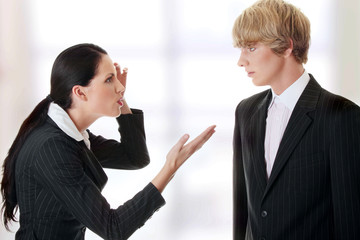 Work Colleagues arguing