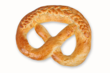 Brezel mit Zopfmuster