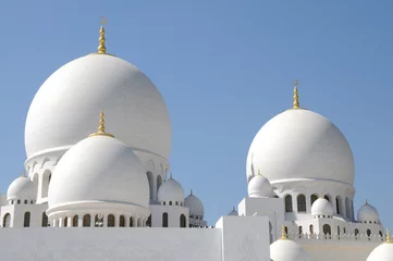 Fototapete Große Moschee in Abu Dhabi,Teilansicht © bARTiko