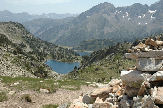 lac de Madam&egrave;te vue du col