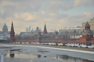 Obraz premium Кремлёвская набережная Kremlin Embankment