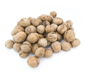 Heap of walnuts