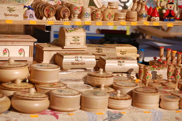 Wooden souvenirs