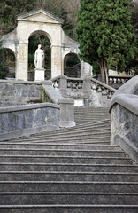 Fototapeta na wymiar St Augusta z Serravalle schodów
