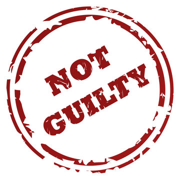 Not Guilty Stamp