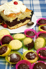 Pie and muffins