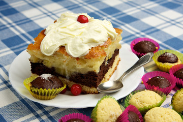 Pie and muffins