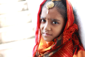 Traditional Indian Teenage Girl