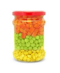 vegetable mix jar