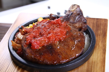 BAKED PORK CHOP　RICE