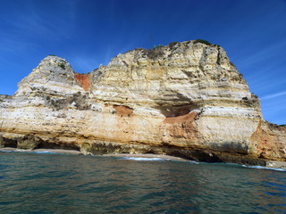 Fototapeta na wymiar Malownicze wybrzeża Algarve między Lagos i Cap Vincent