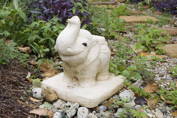 Statue of asian elephant.