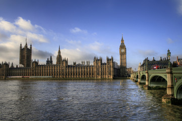 Naklejka na ściany i meble London - Big Ben / Houses of Parliament