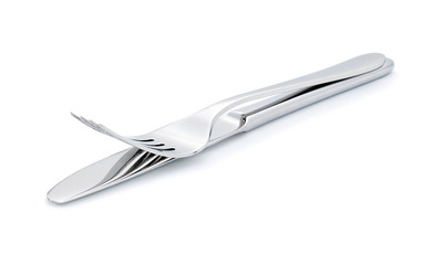 Two utensils k- knife and fork