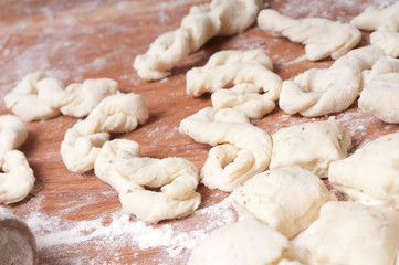 Baking cookies. Preparing for Christmas